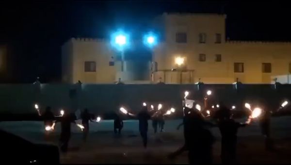 A video did not show the Israeli embassy in Bahrain being attacked and burned down with Molotov cocktails in October 2023.